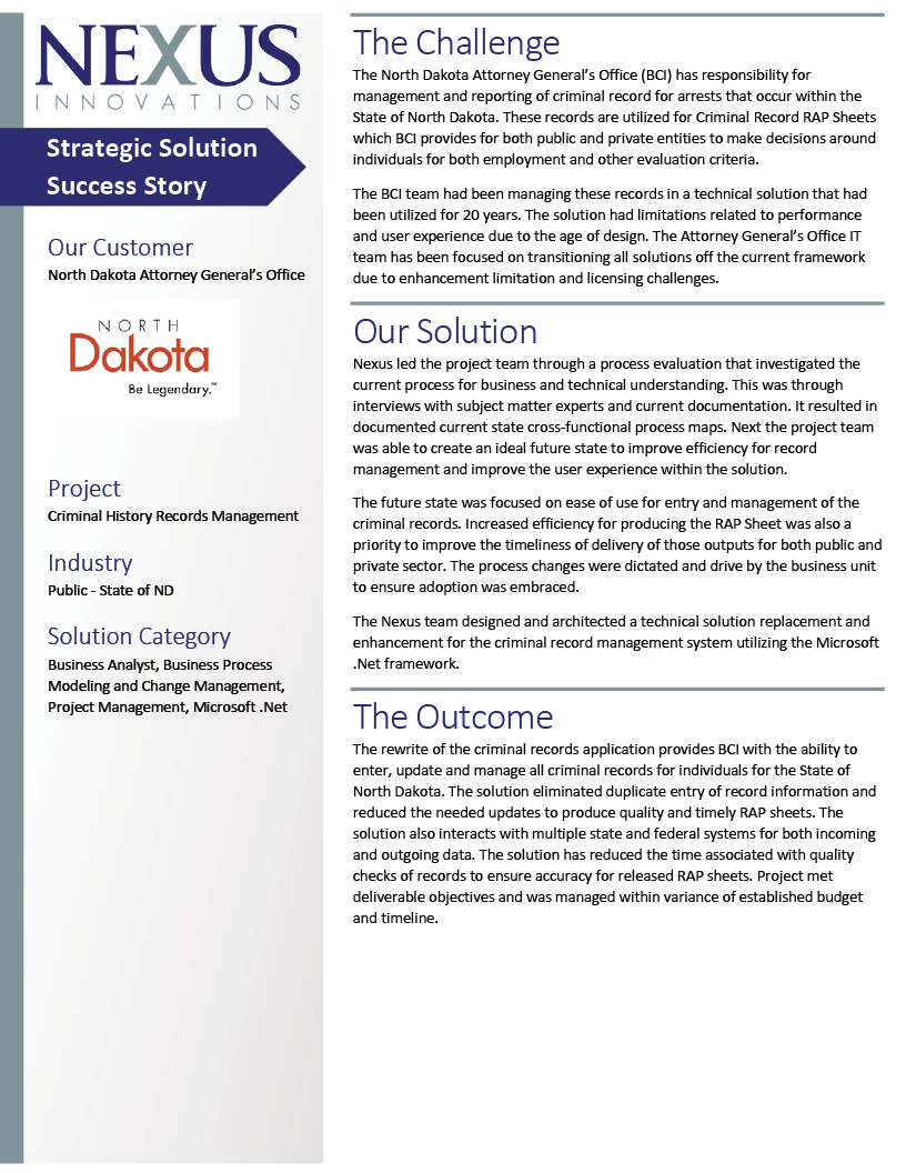 Project Management - Nexus Innovations